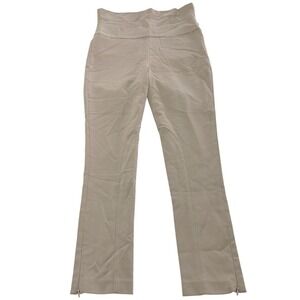 Becken Pants Women 6 Tan High Rise Ankle Zip‎ Equestrian Breeches Slim